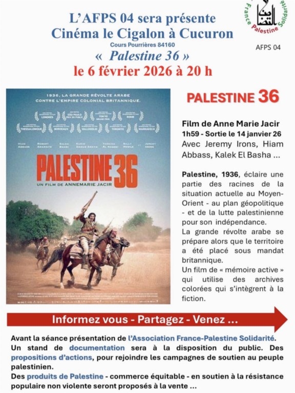 Palestine 36 Cucuron